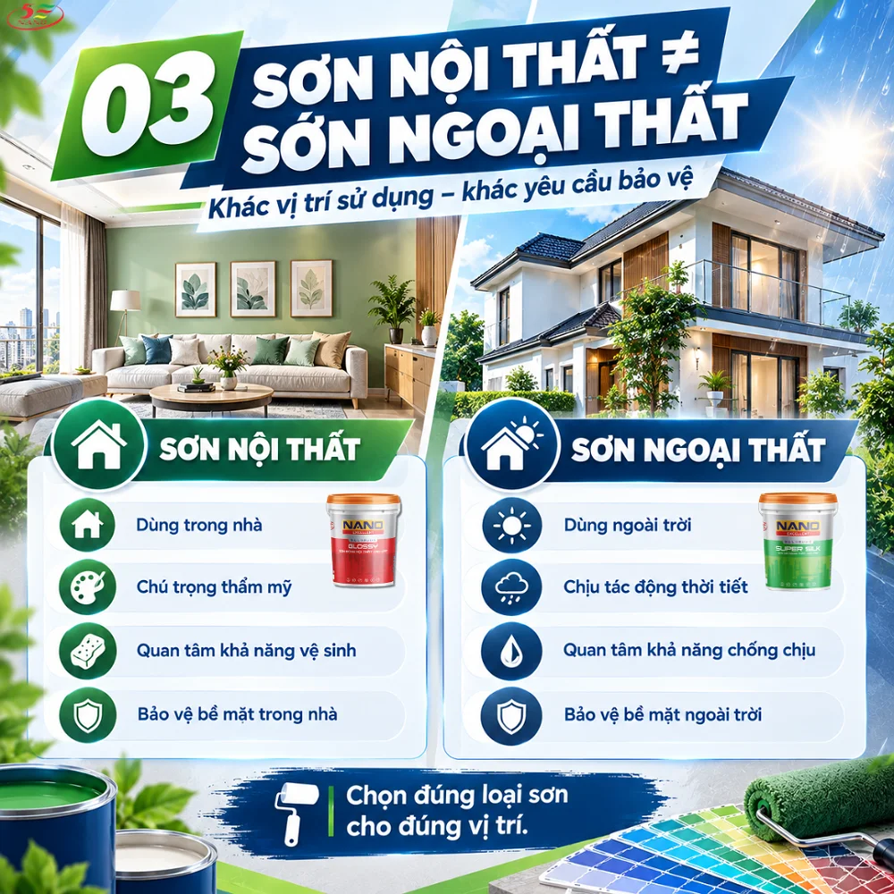 Sơn Nội Thất Tốt Là Gì? Cách Lựa Chọn