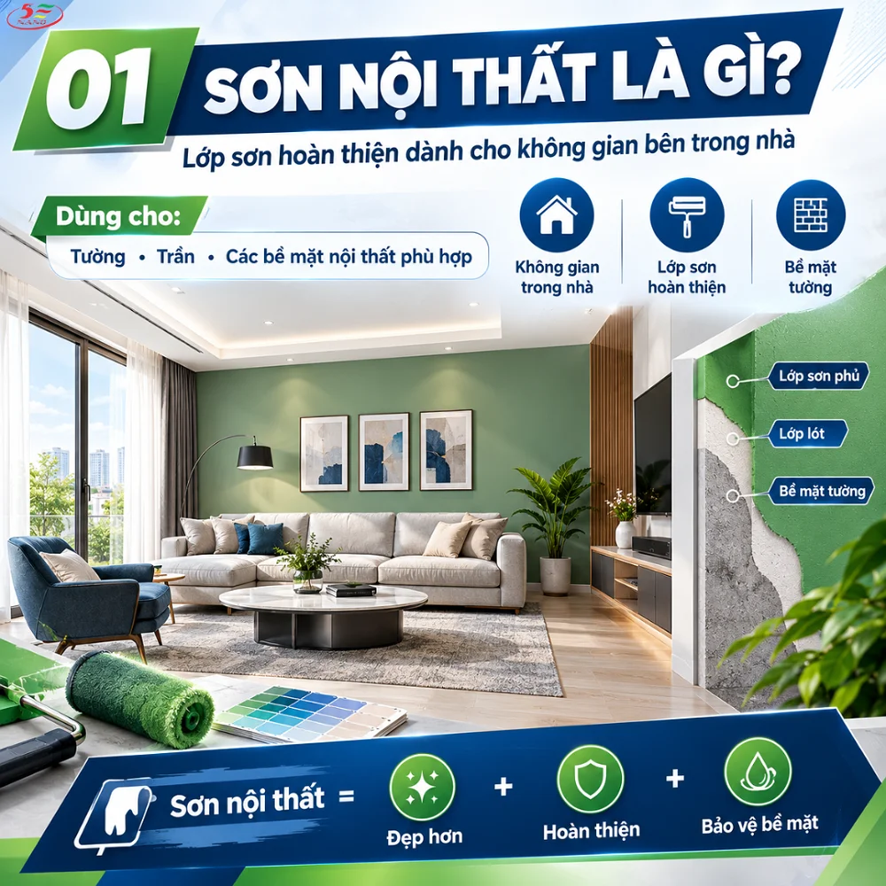 Sơn Nội Thất Tốt Là Gì? Cách Lựa Chọn