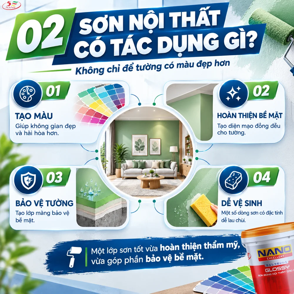 Sơn Nội Thất Tốt Là Gì? Cách Lựa Chọn